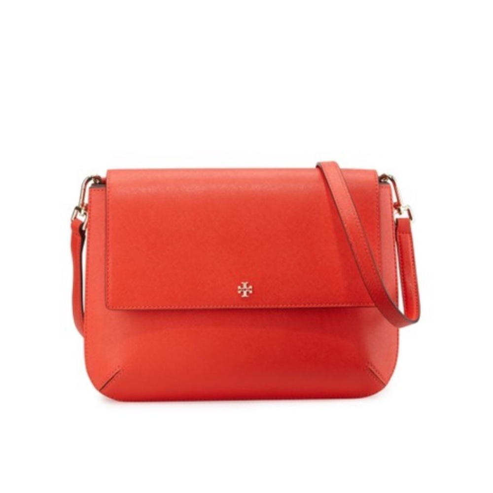 Tory Burch Poppy Orange Robinson Crossbody